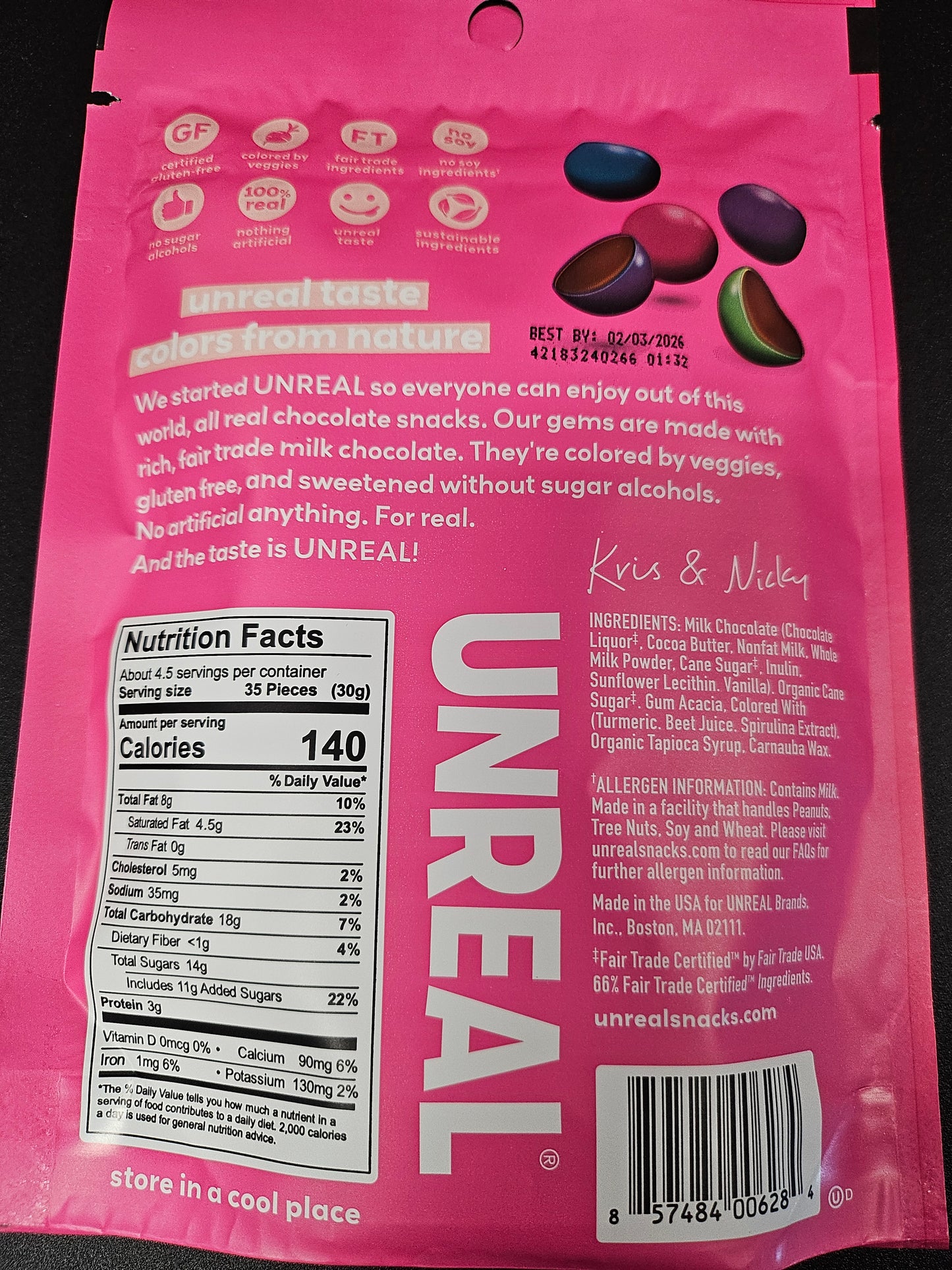Unreal Milk Chocolate Gems