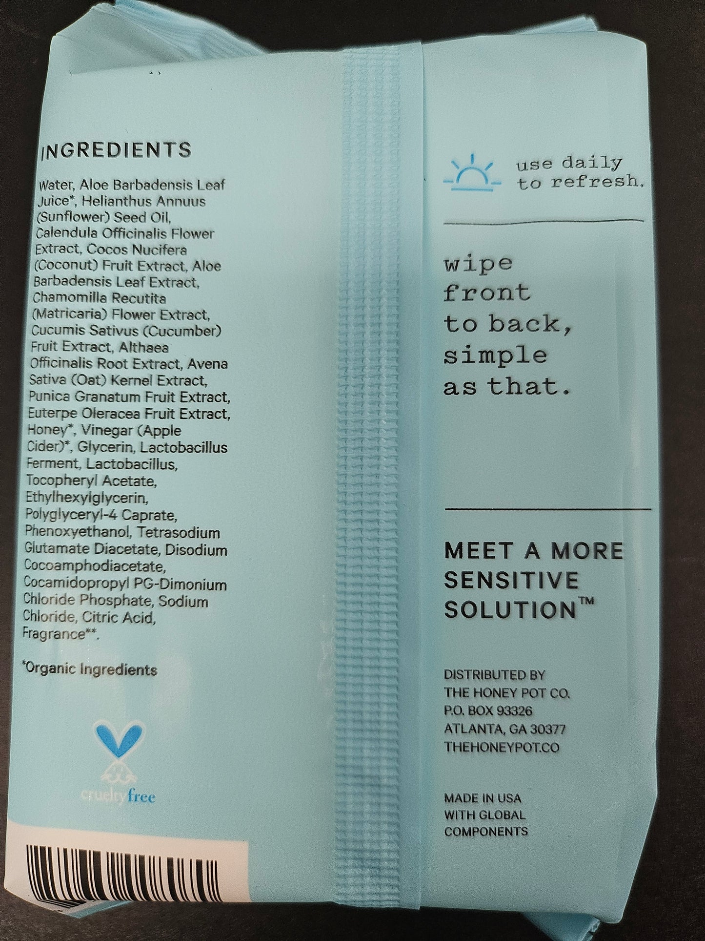 The Honey Pot Sensitive Wipes