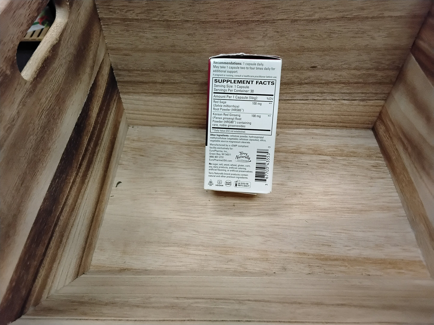 Red sage plus 30 capsule