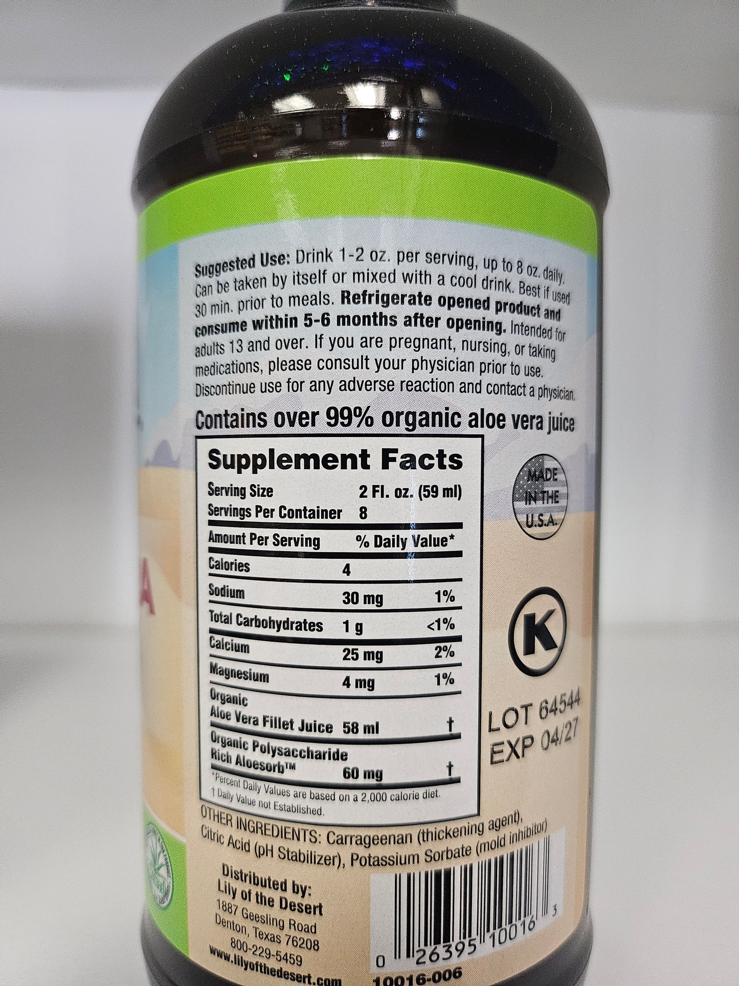 Lily of the Desert Aloe Vera Gel