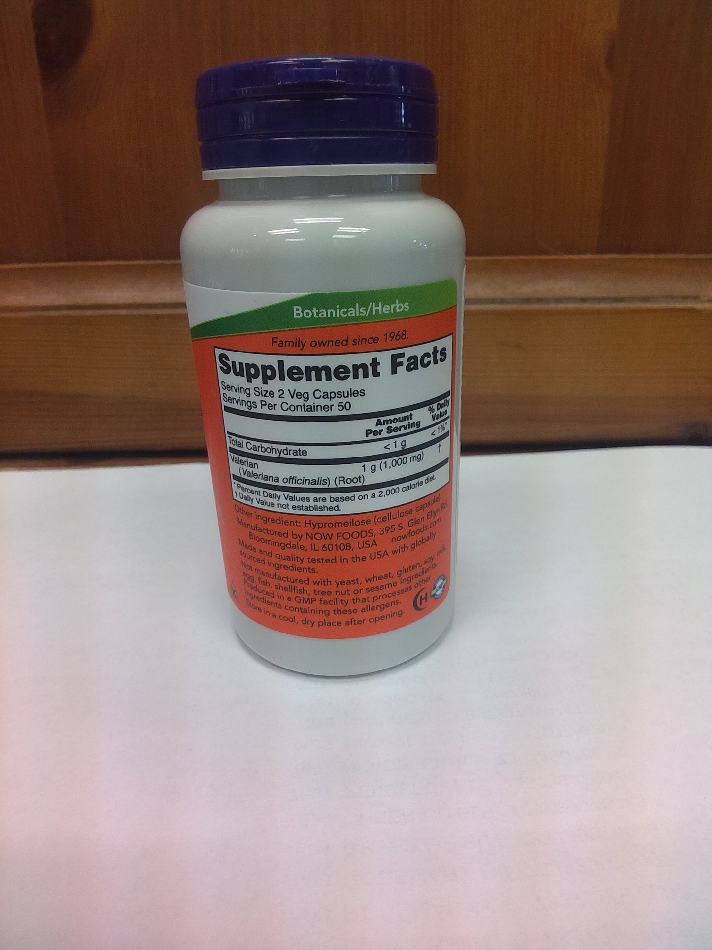 VALERIAN ROOT 500 MG 100 VCAPS