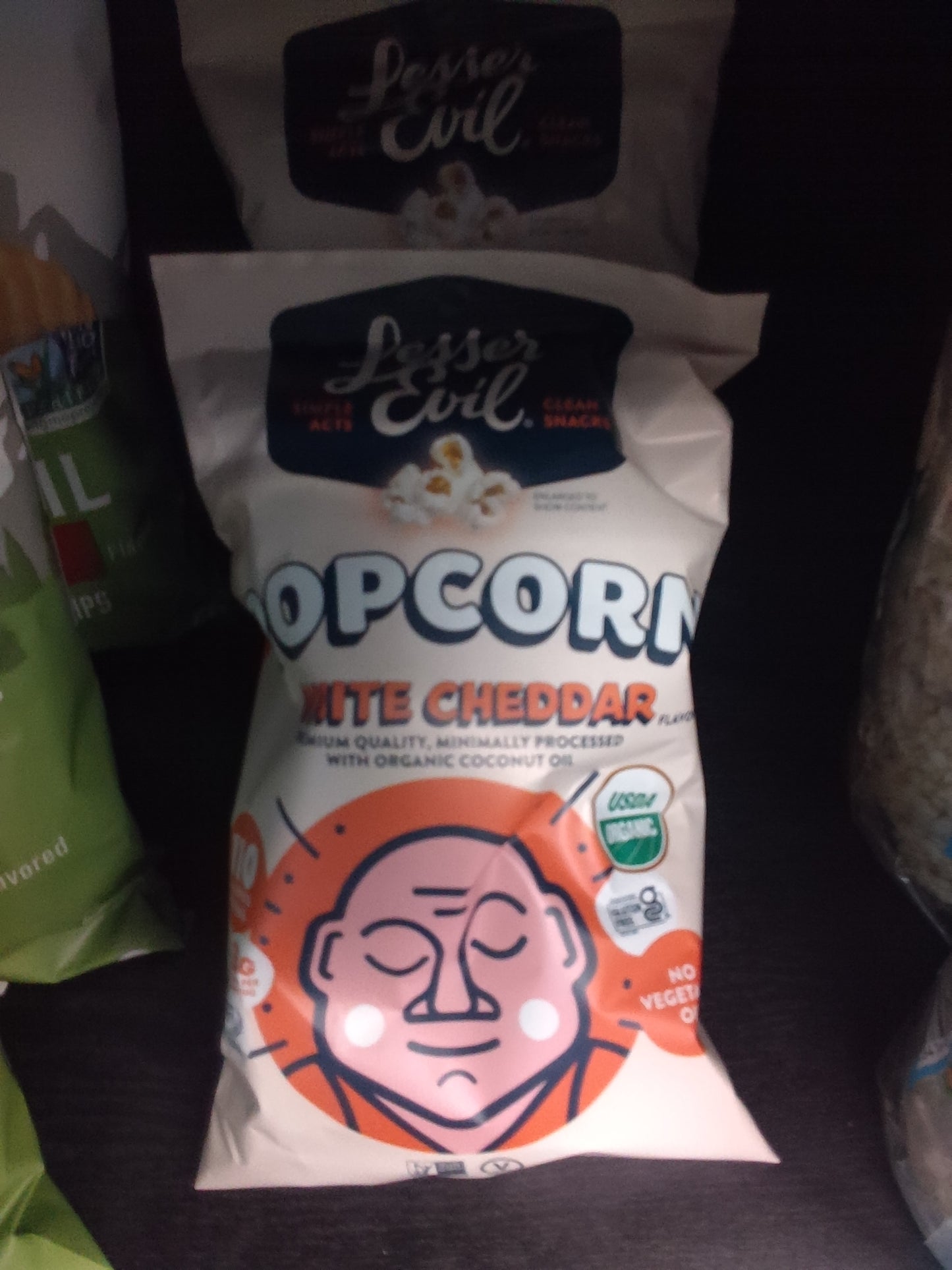 Lesser Evil Popcorn White Cheddar