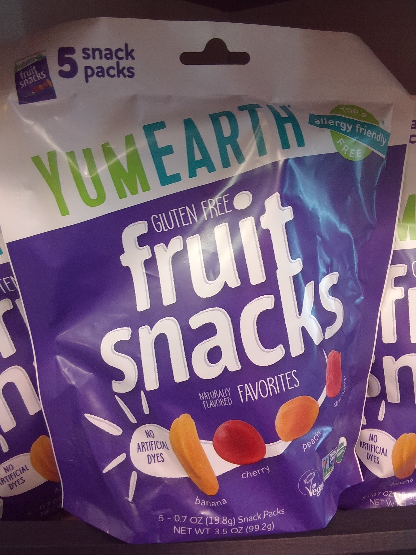 YUMEARTH Fruit Snacks 5 Snack Packs