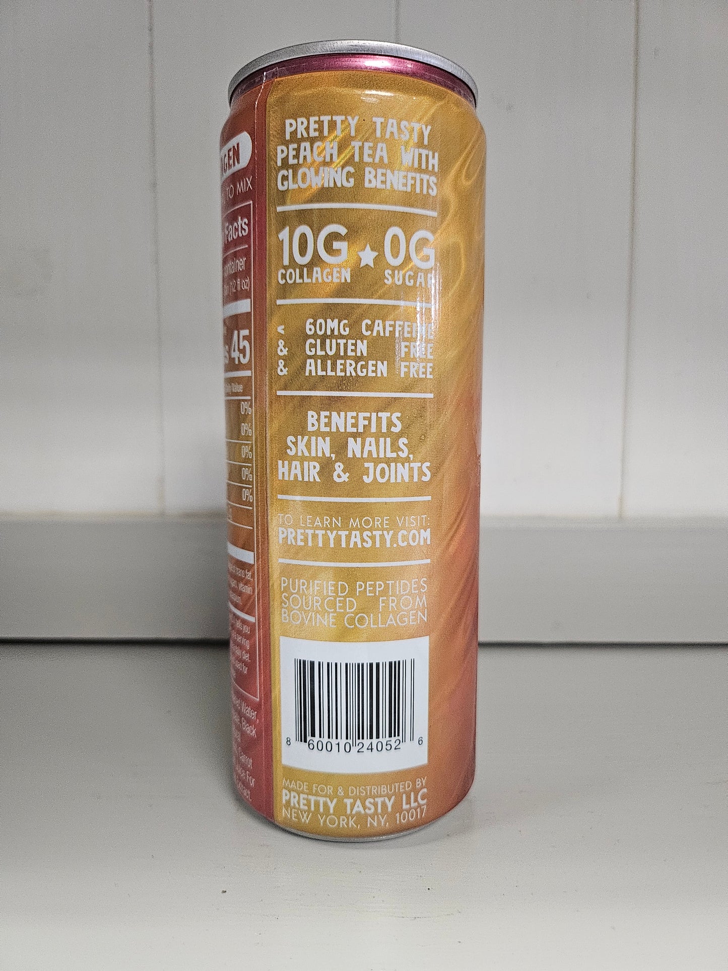 Pretty Tasty Collagen Iced Tea Peach