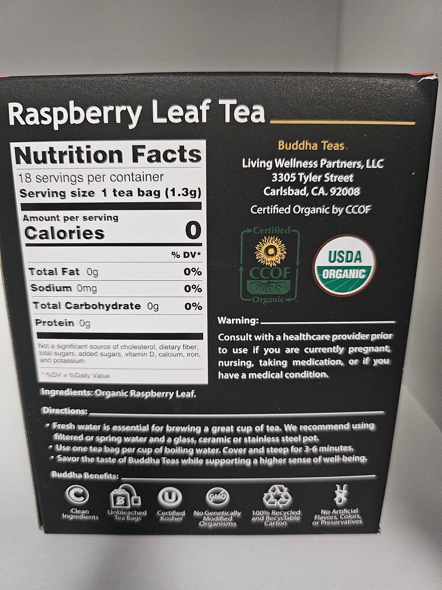 Buddha Teas Raspberry Leaf