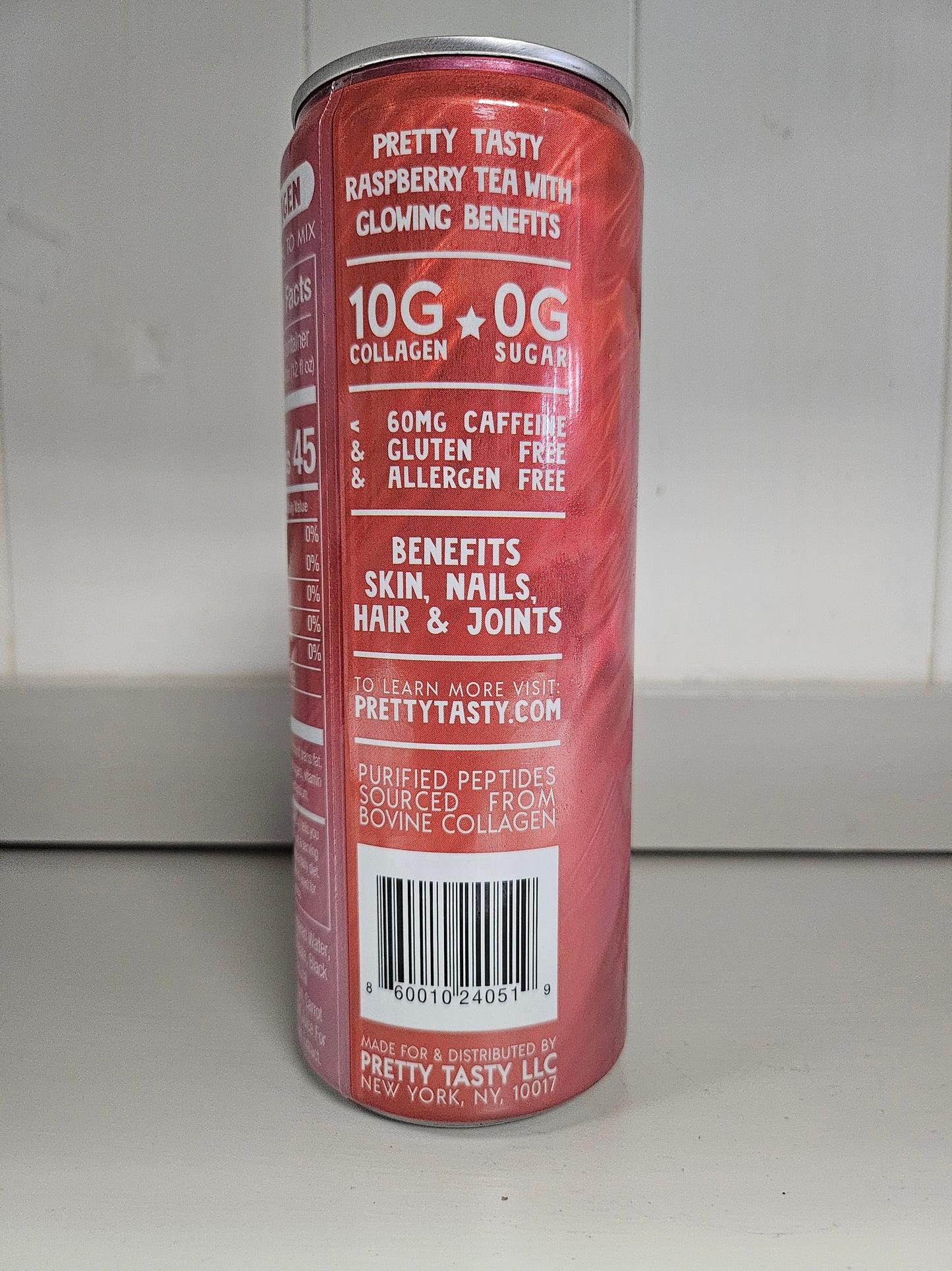 Pretty Tasty Collagen Iced Tea Raspberry