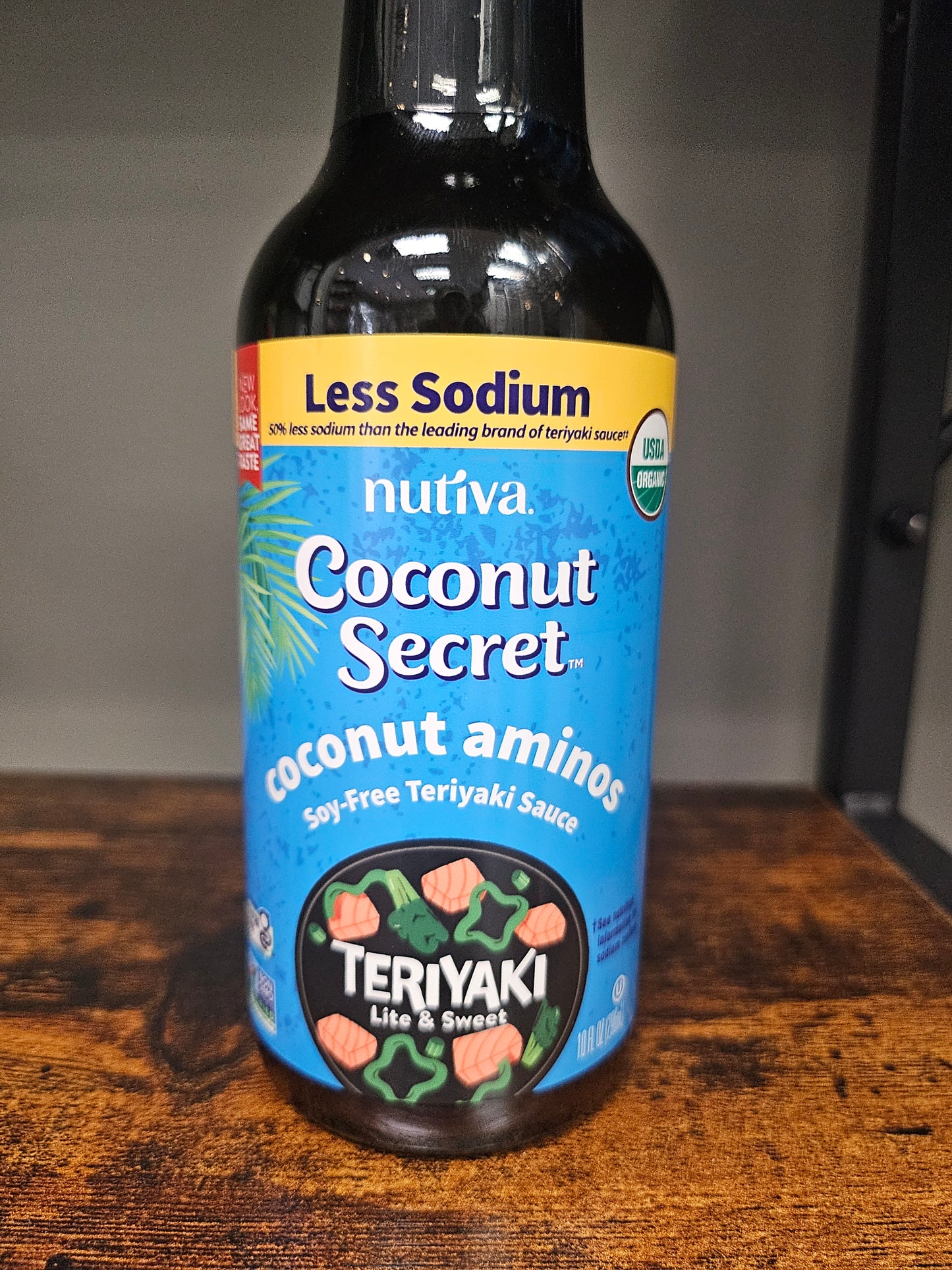 Nutiva Coconut Secret Soy Free Teriyaki  Sauce 10 oz