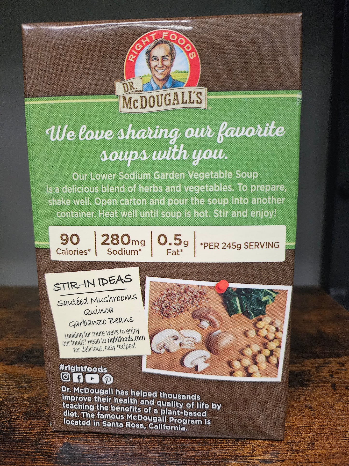 Dr. McDougall's Garden Vegetable Soup