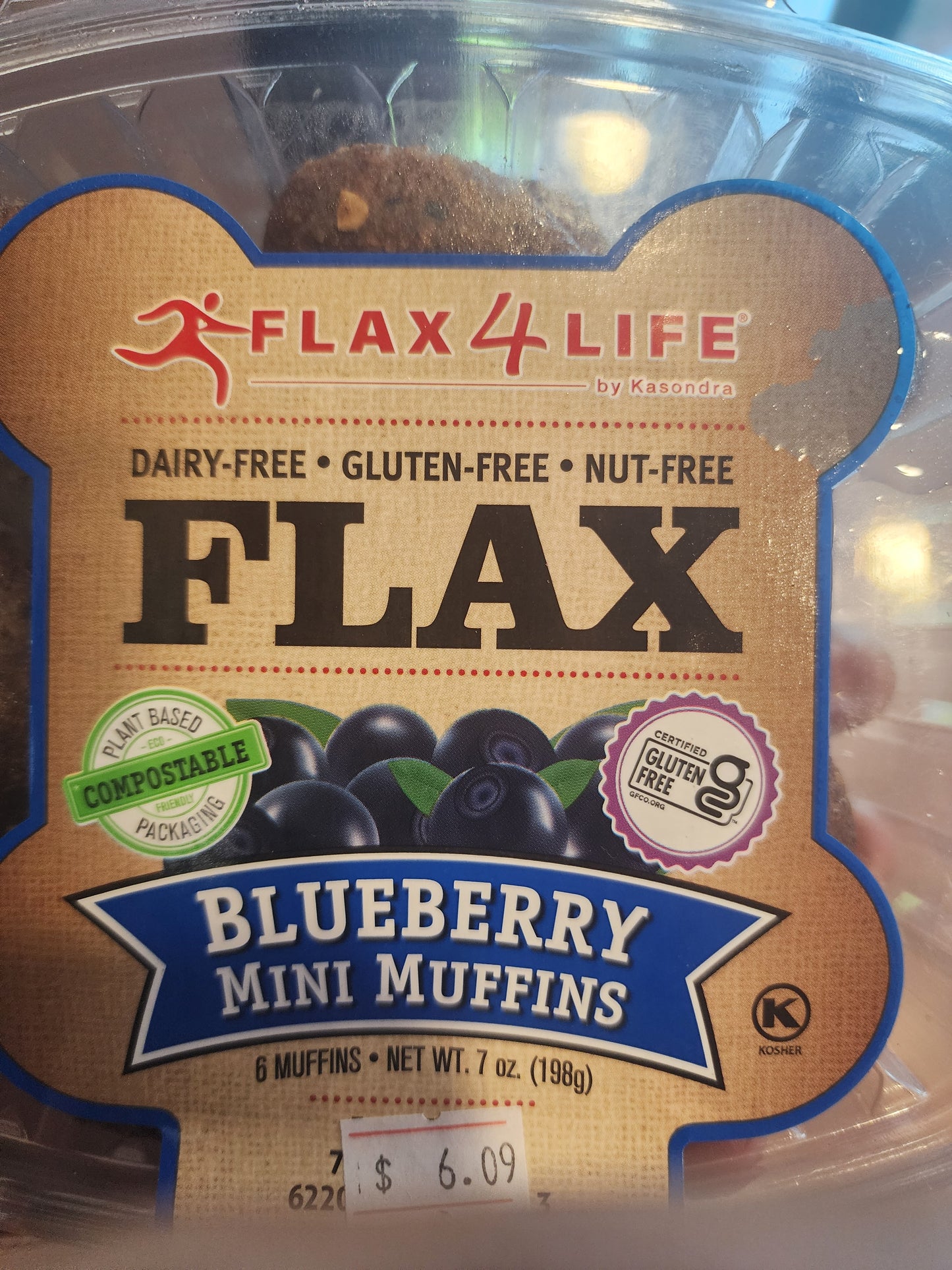 Flax 4 Life Blue Berry mini muffins