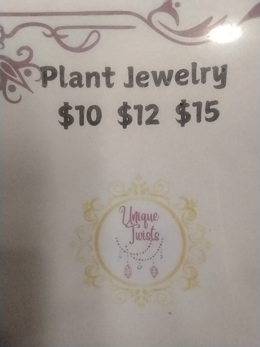 Unique Twists Plant Jewelry