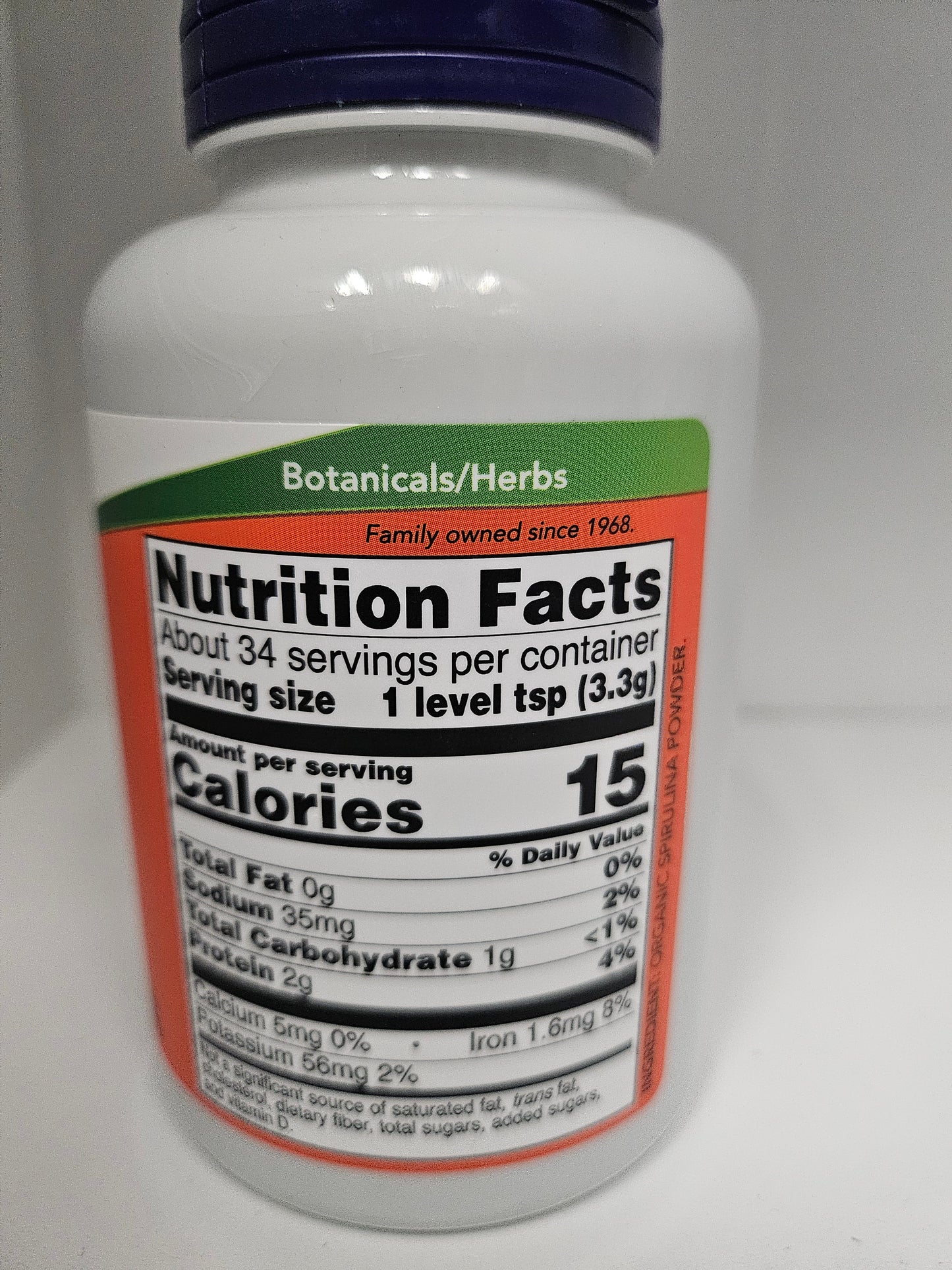 ORG SPIRULINA POWDER  4 OZ