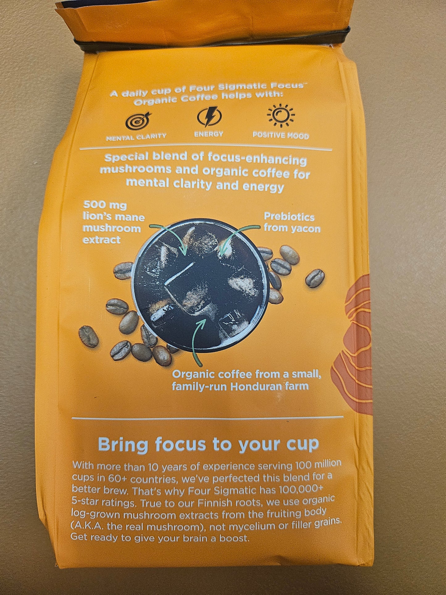 Four Sigmatic Focus Organic Cold Brew Coffee