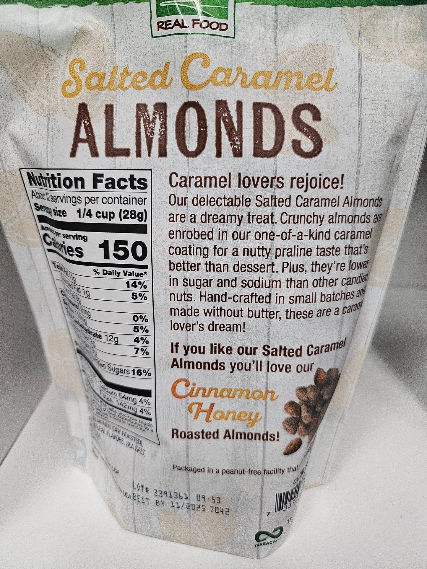 SALTED CARAMEL ALMONDS (DR) 12 OZ