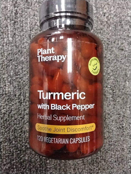 Plant Therapy Tumeric with Black pepper 120 cap