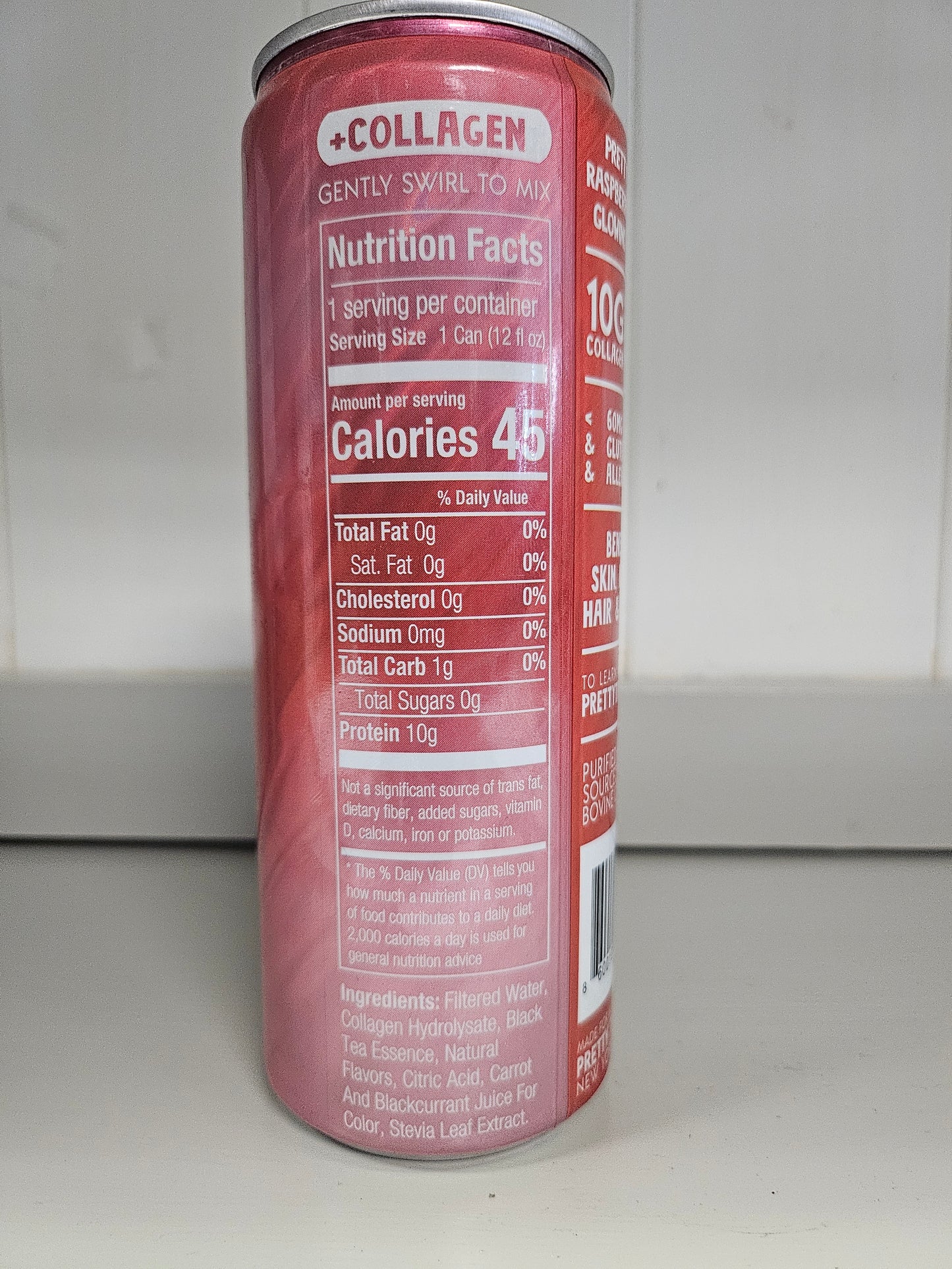 Pretty Tasty Collagen Iced Tea Raspberry