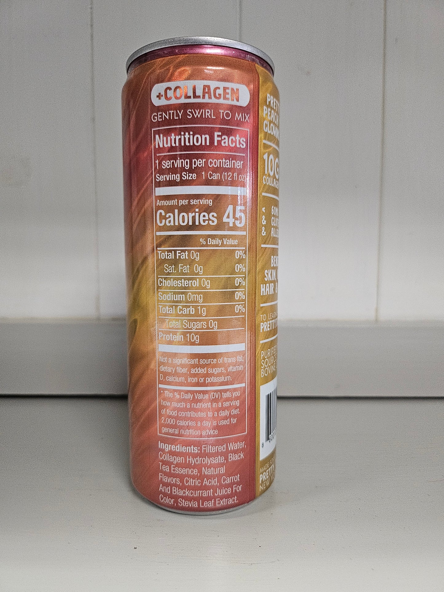 Pretty Tasty Collagen Iced Tea Peach