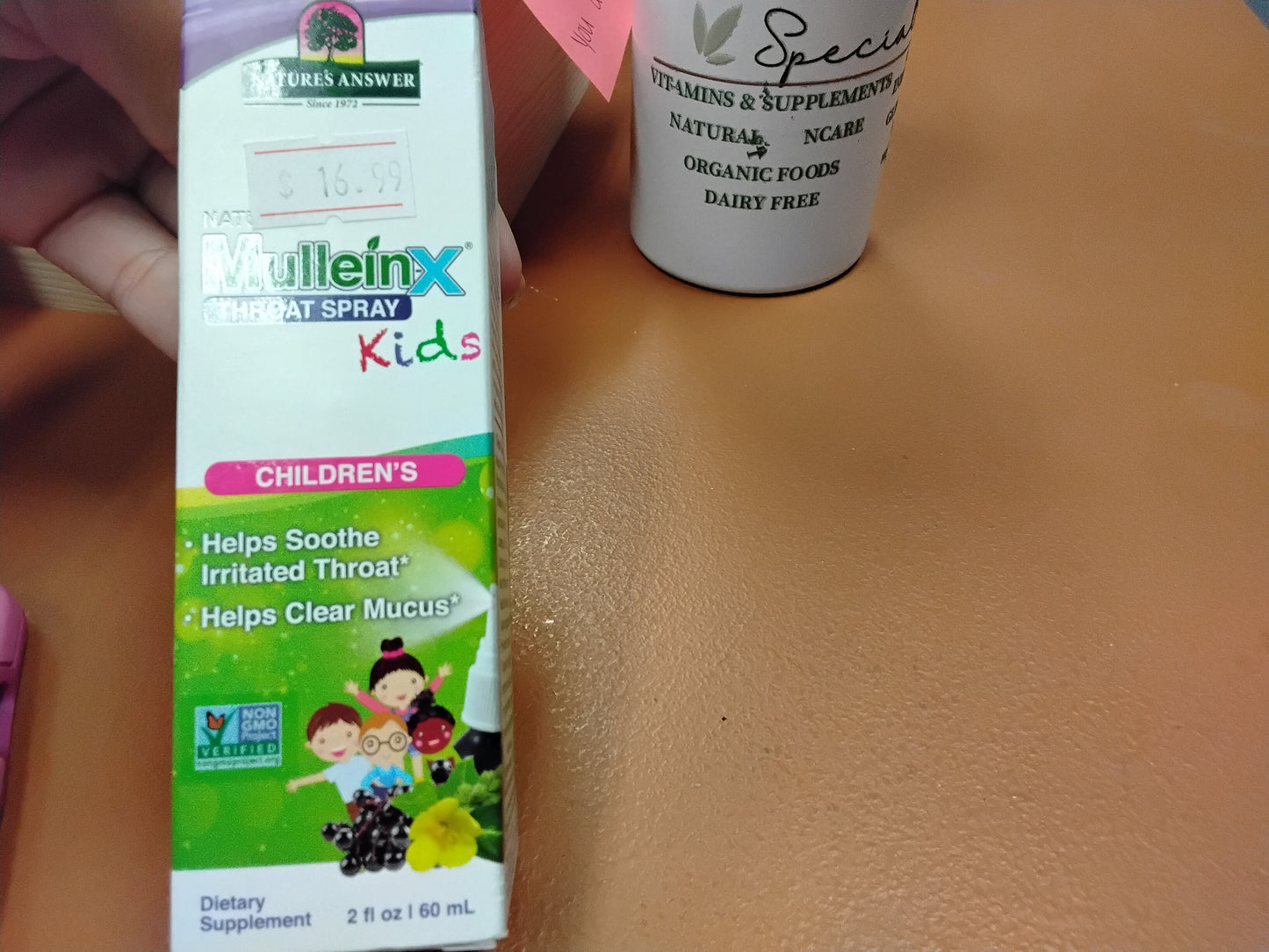 MulleinX kids throat spray