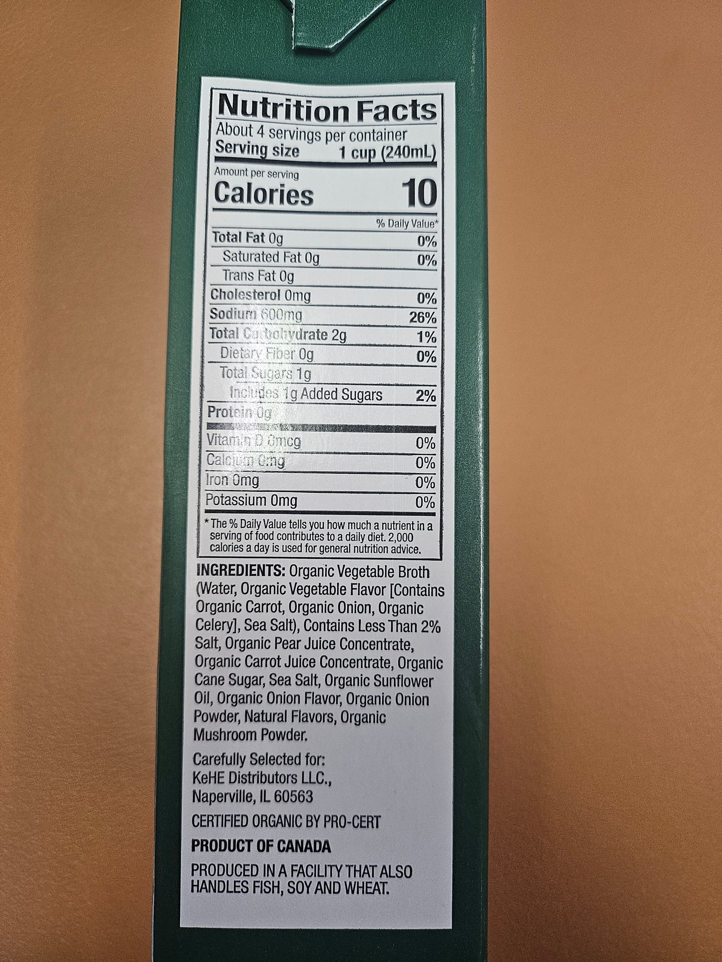 Cadia Vegetable Broth