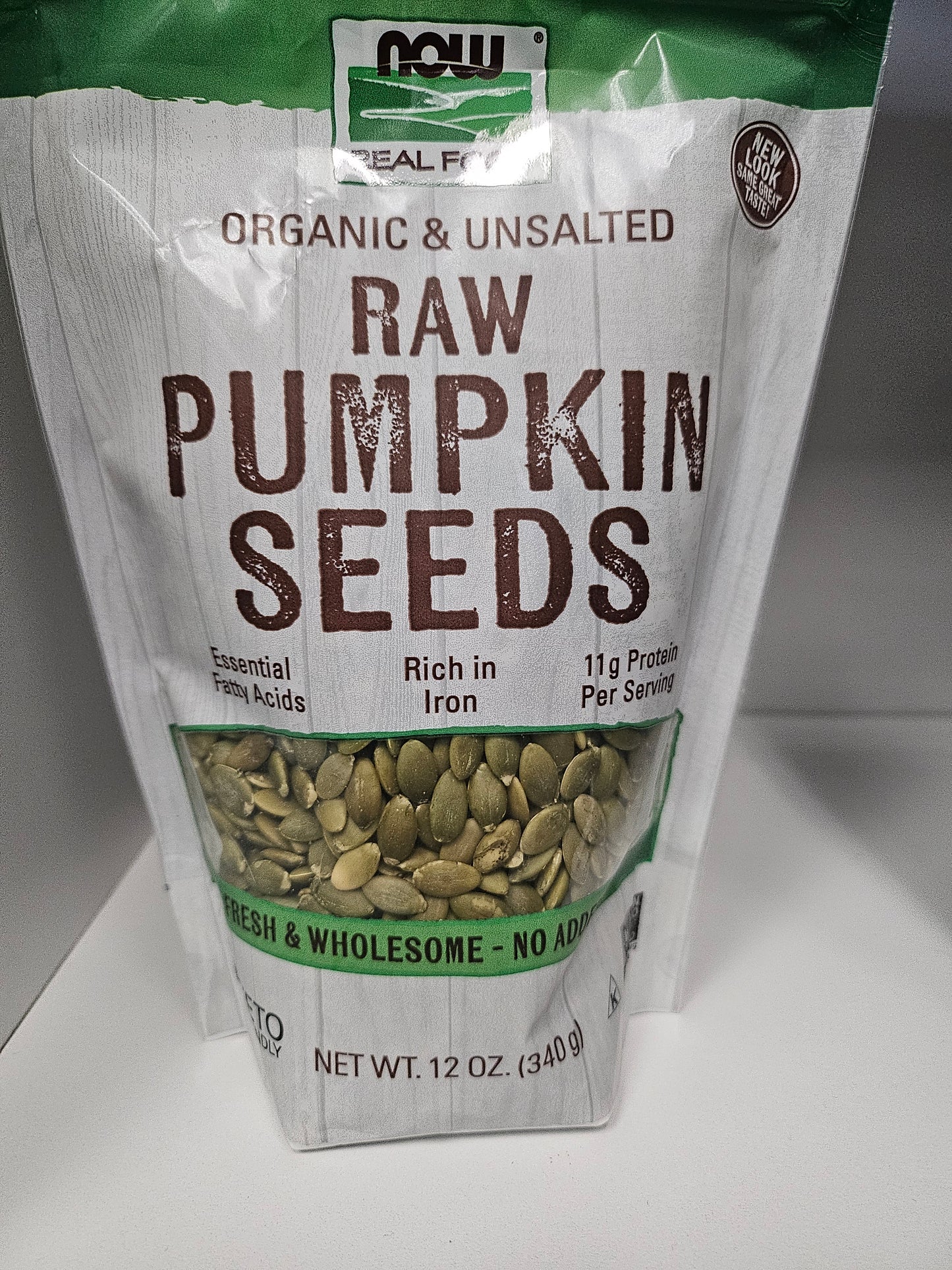 ORGANIC PUMPKIN SEEDS  12 OZ