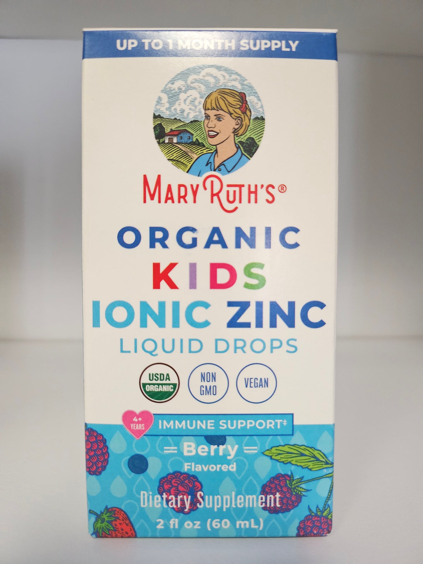 Mary Ruth's Kids Zinc Drops Berry