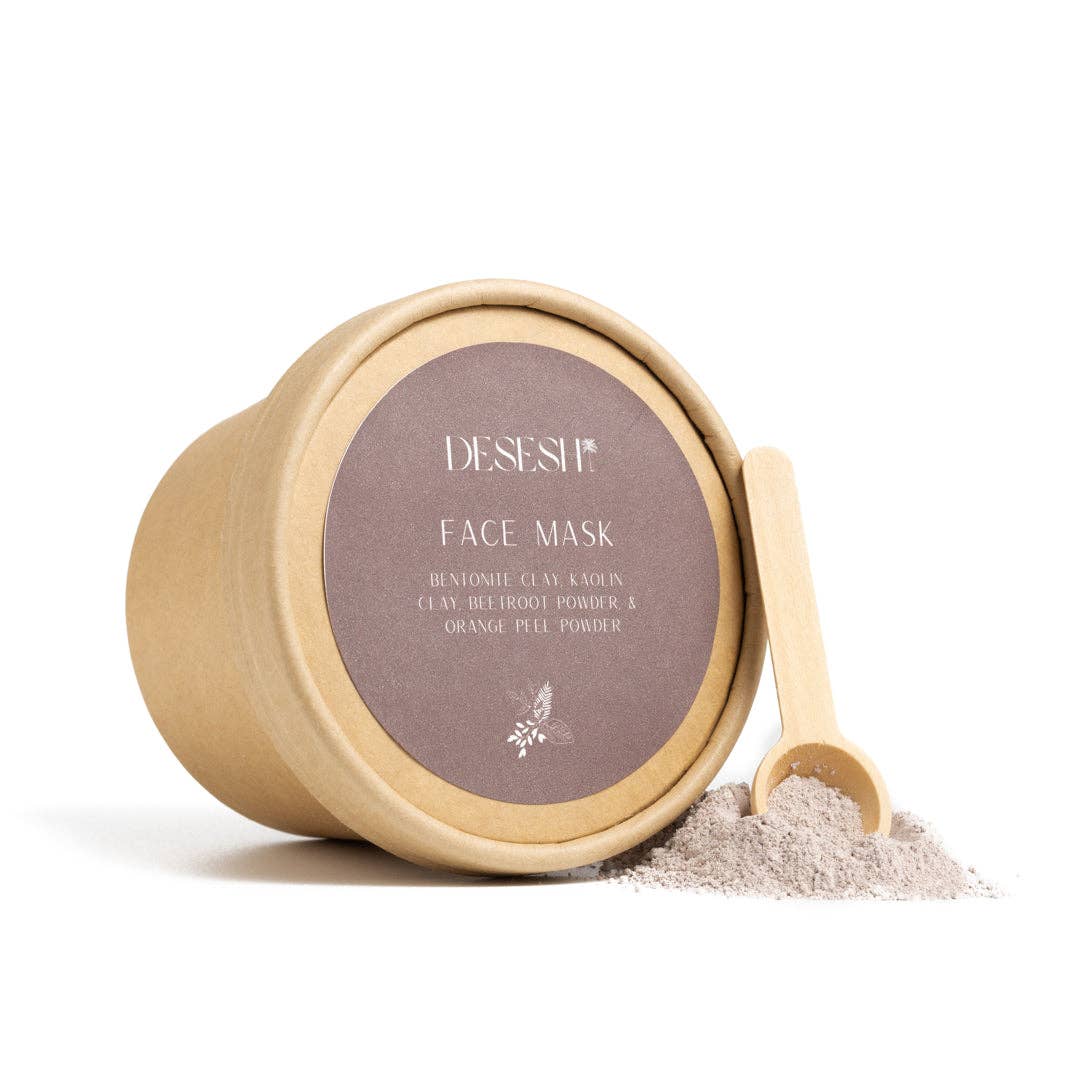 Mineral Face Mask (No Artificial Fragrances or Colors): Clay & Beetroot