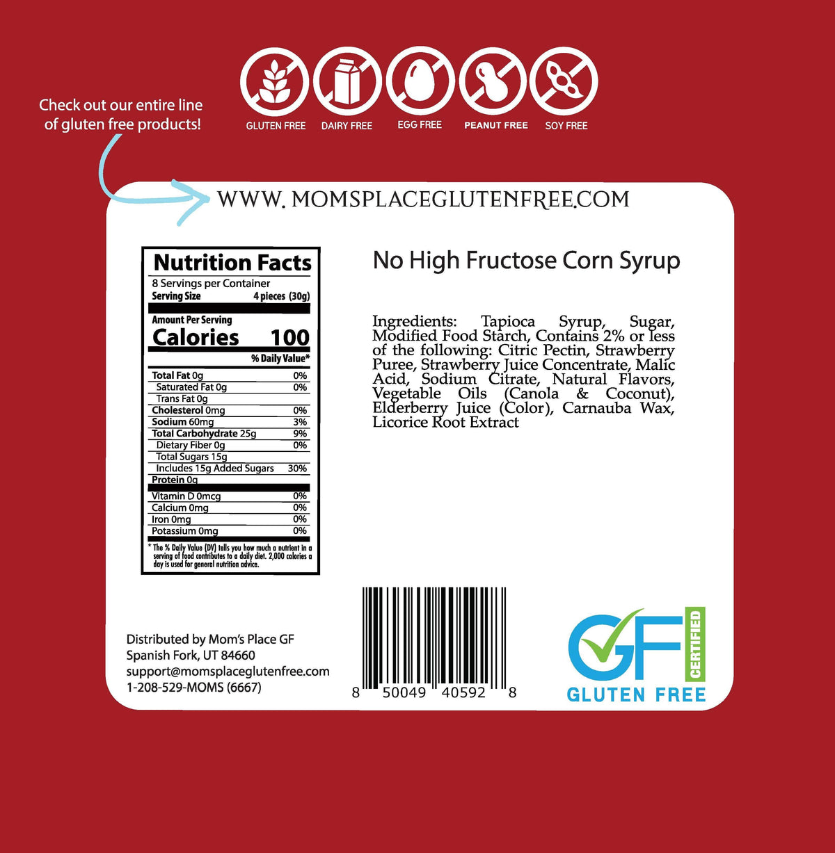 Gluten-Free Strawberry Licorice