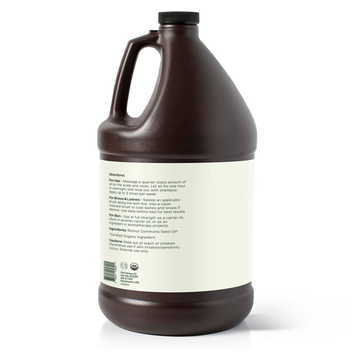 Bulk Organic Castor Carrier Oil Gallon