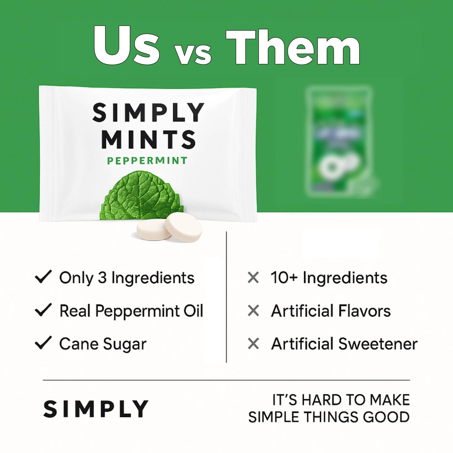 Peppermint Individually Wrapped Mints – 500 CT Master Case