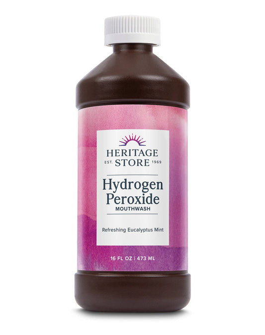 Hydrogen Peroxide Eucalyptus Mint Mouthwash 16 oz: Menthol / 16oz
