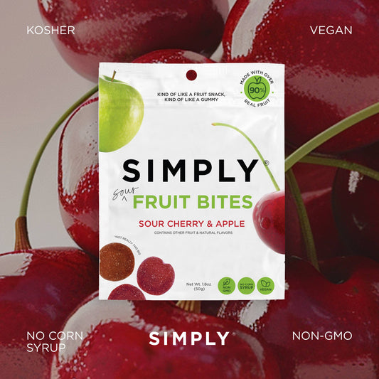 Fruit Bites - Sour Cherry & Apple (1.8 oz Bags)
