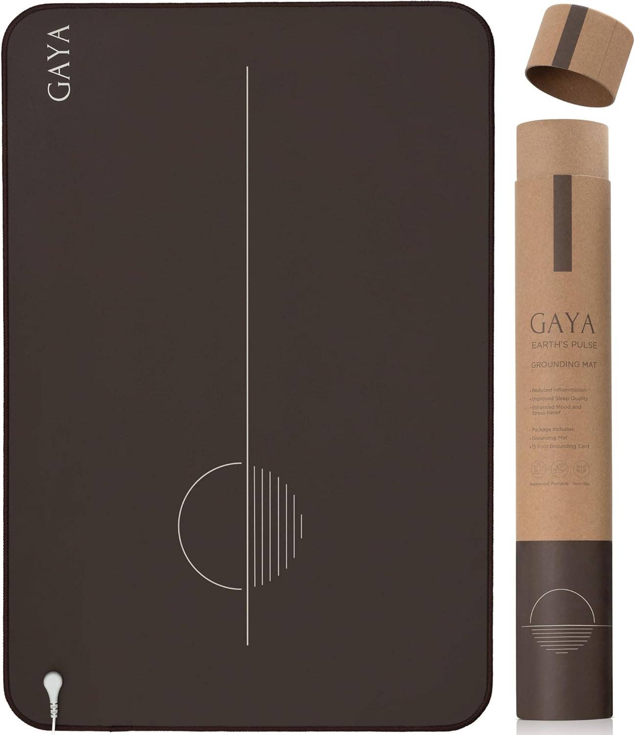 Brown Sunset Sleep Improving Quality Durable Grounding Mat