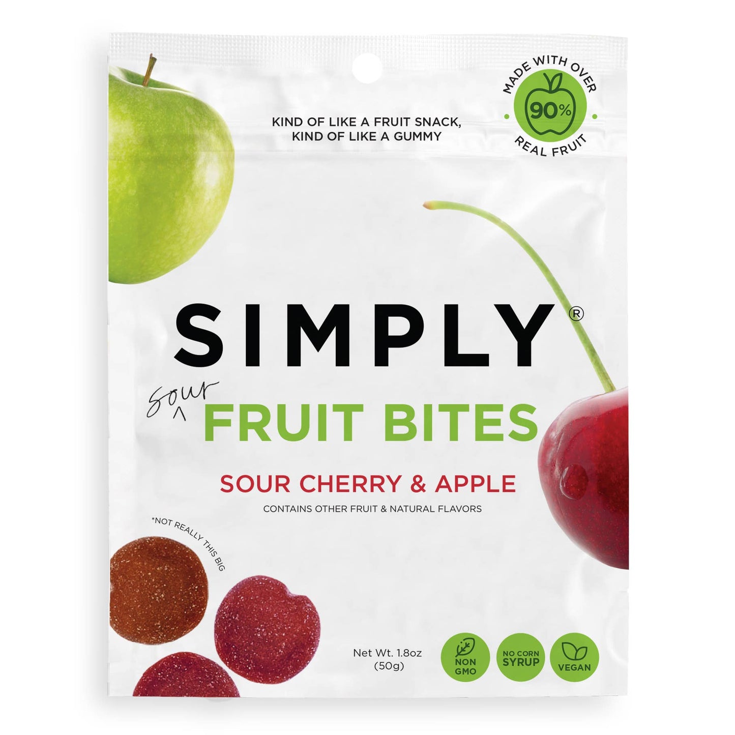 Fruit Bites - Sour Cherry & Apple (1.8 oz Bags)
