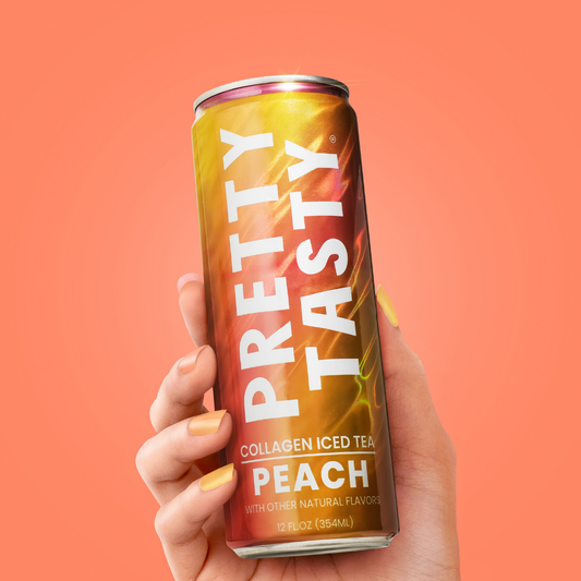 Collagen Protein Peptide Peach Iced Tea, 12oz