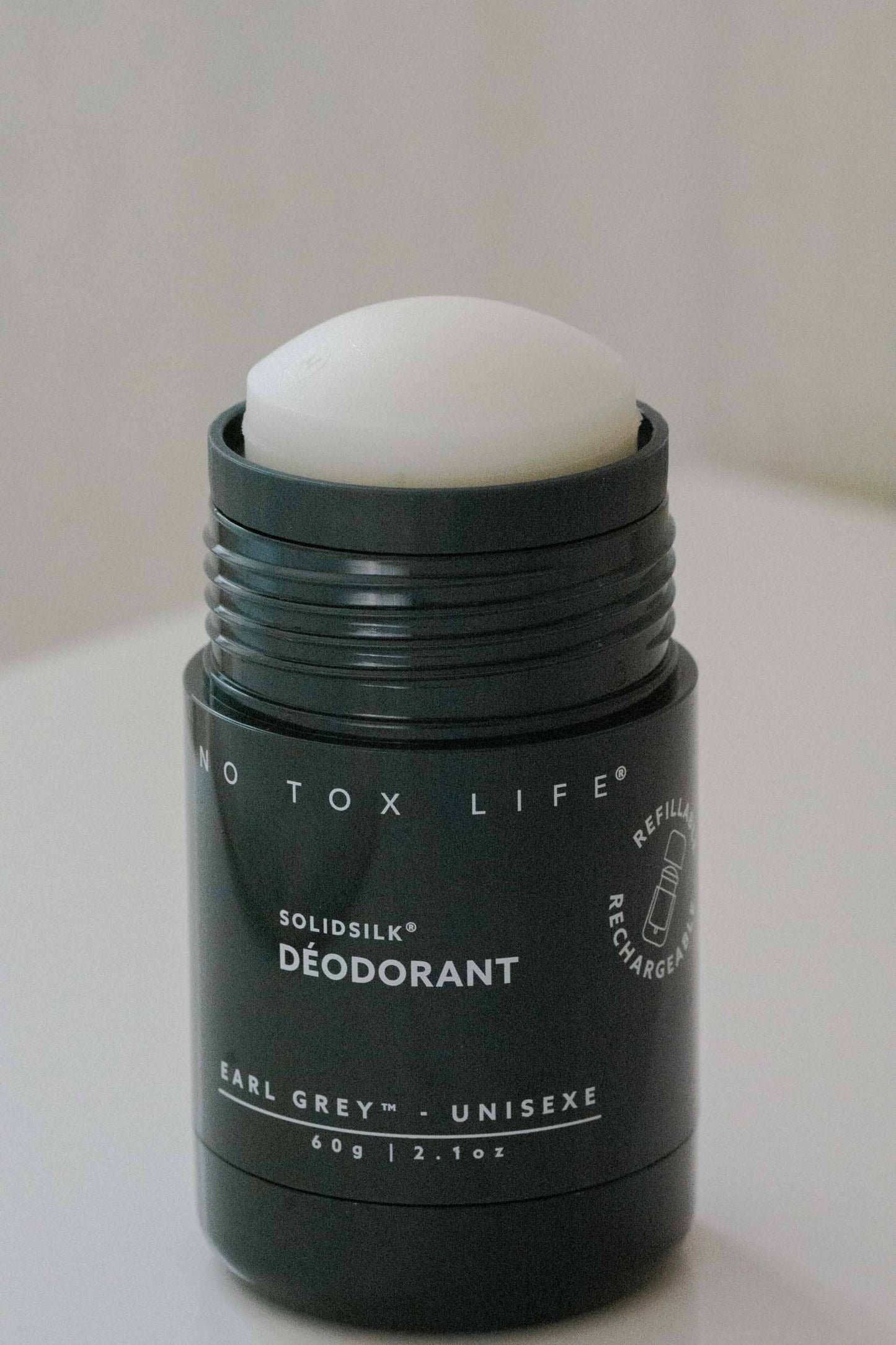 SOLIDSILK® Deodorant (Earl Grey) Refillable TUBE - No Tox Life