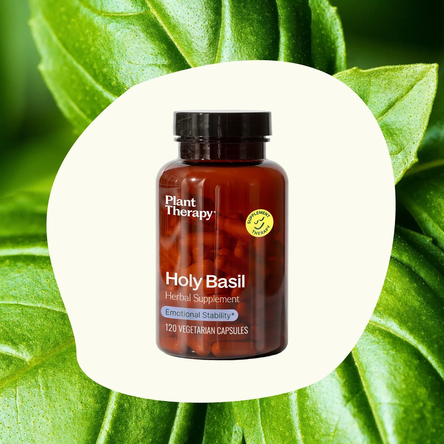 Holy Basil Herbal Supplement Capsules-120 Capsules