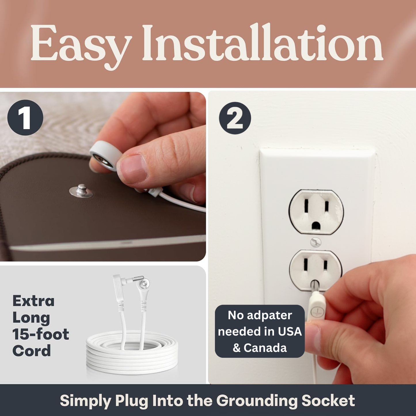 Grounding Mat - Improve Sleep & Reduce inflammation, Natural