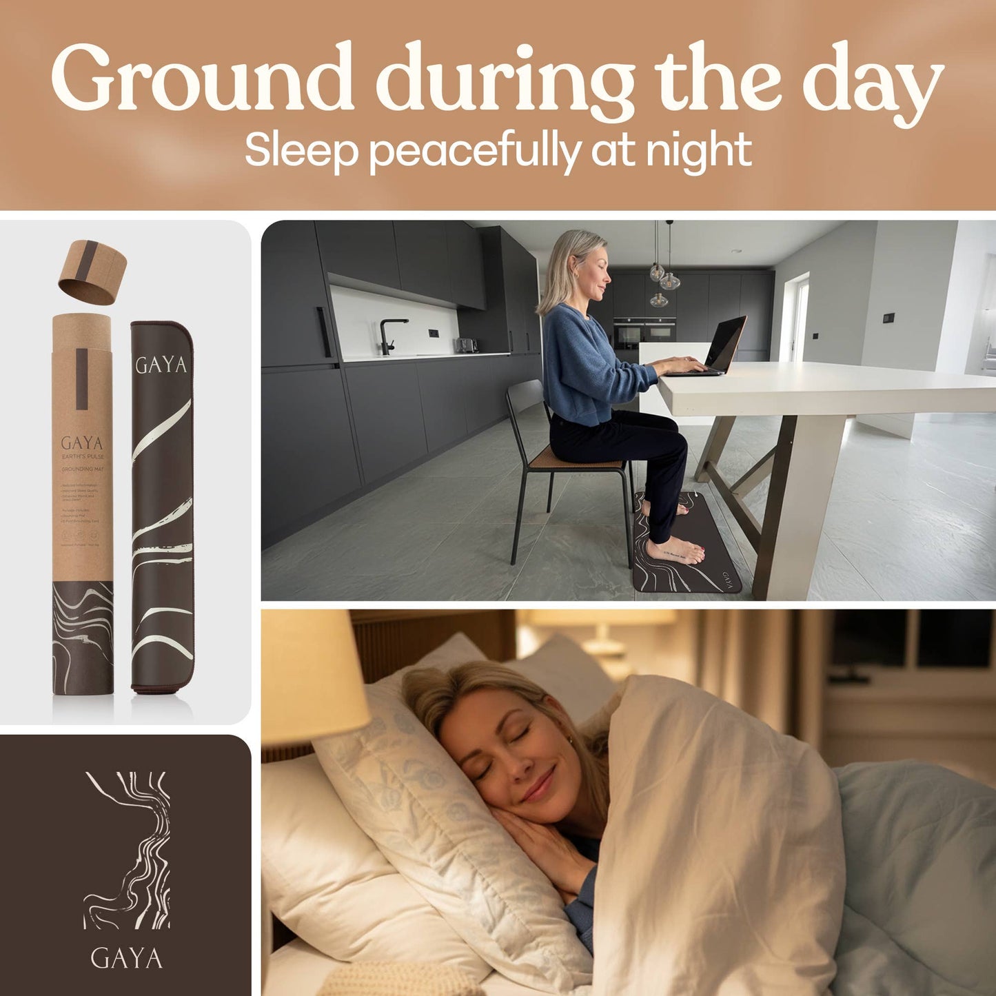 Grounding Mat - Improve Sleep & Reduce inflammation, Natural