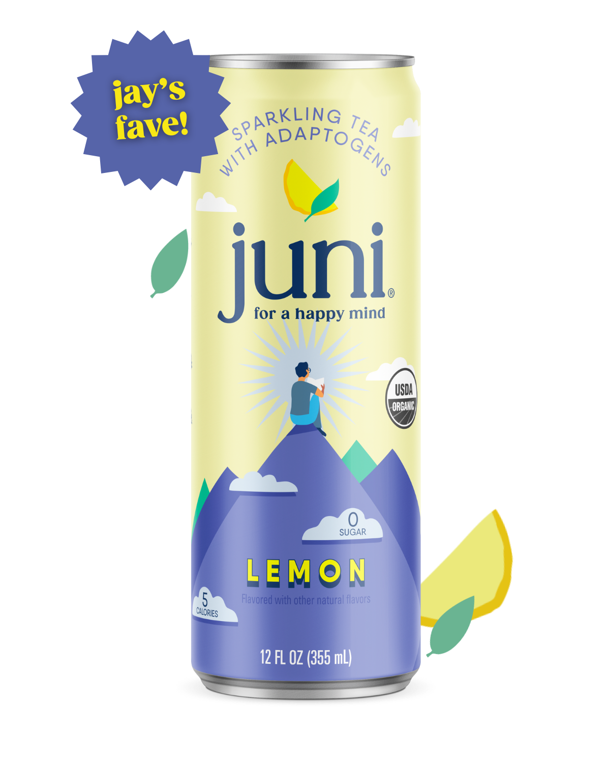 Juni Sparkling Adaptogenic Tea - Lemon