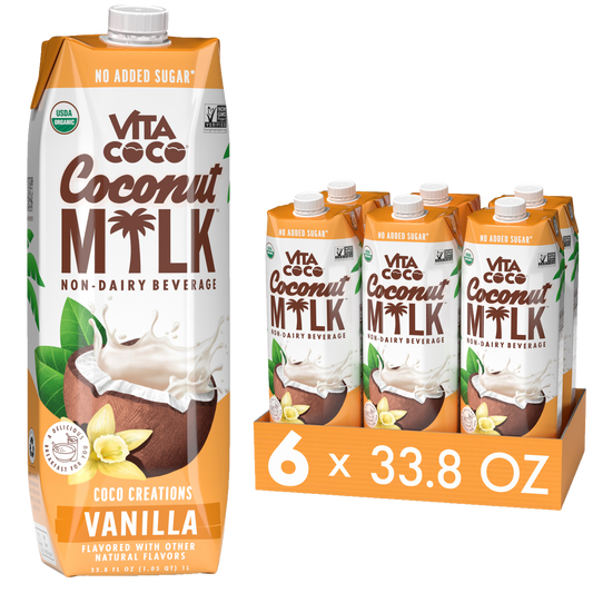 Wholesale: Vita Coco Coconut Milk, Vanilla 33.8oz
