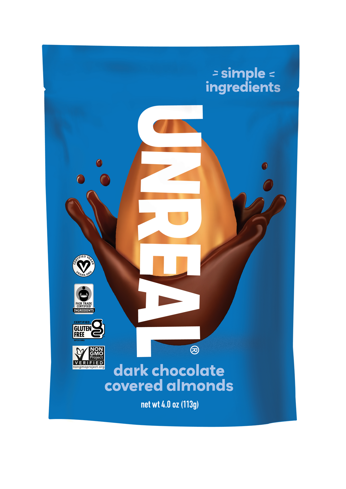 Dark Chocolate Covered Almonds - 6 bags