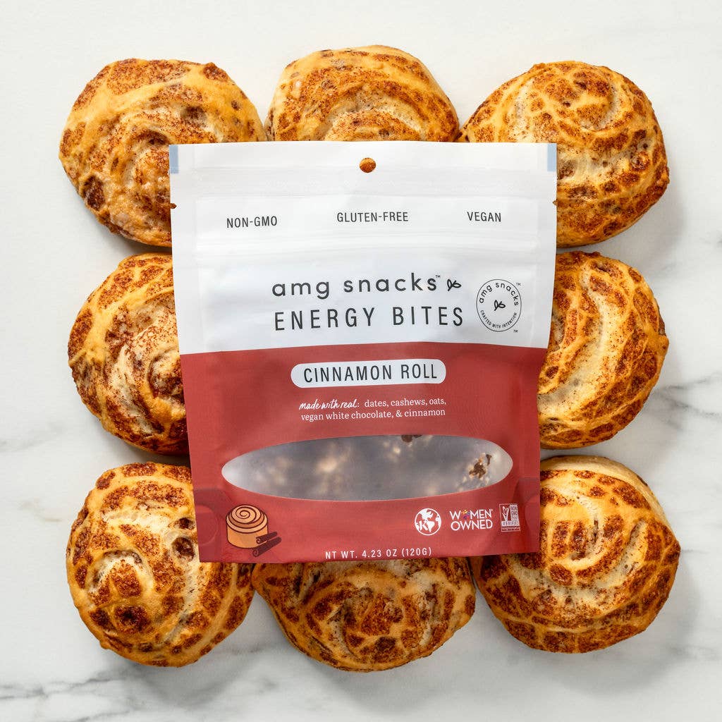 Cinnamon Roll Energy Bites