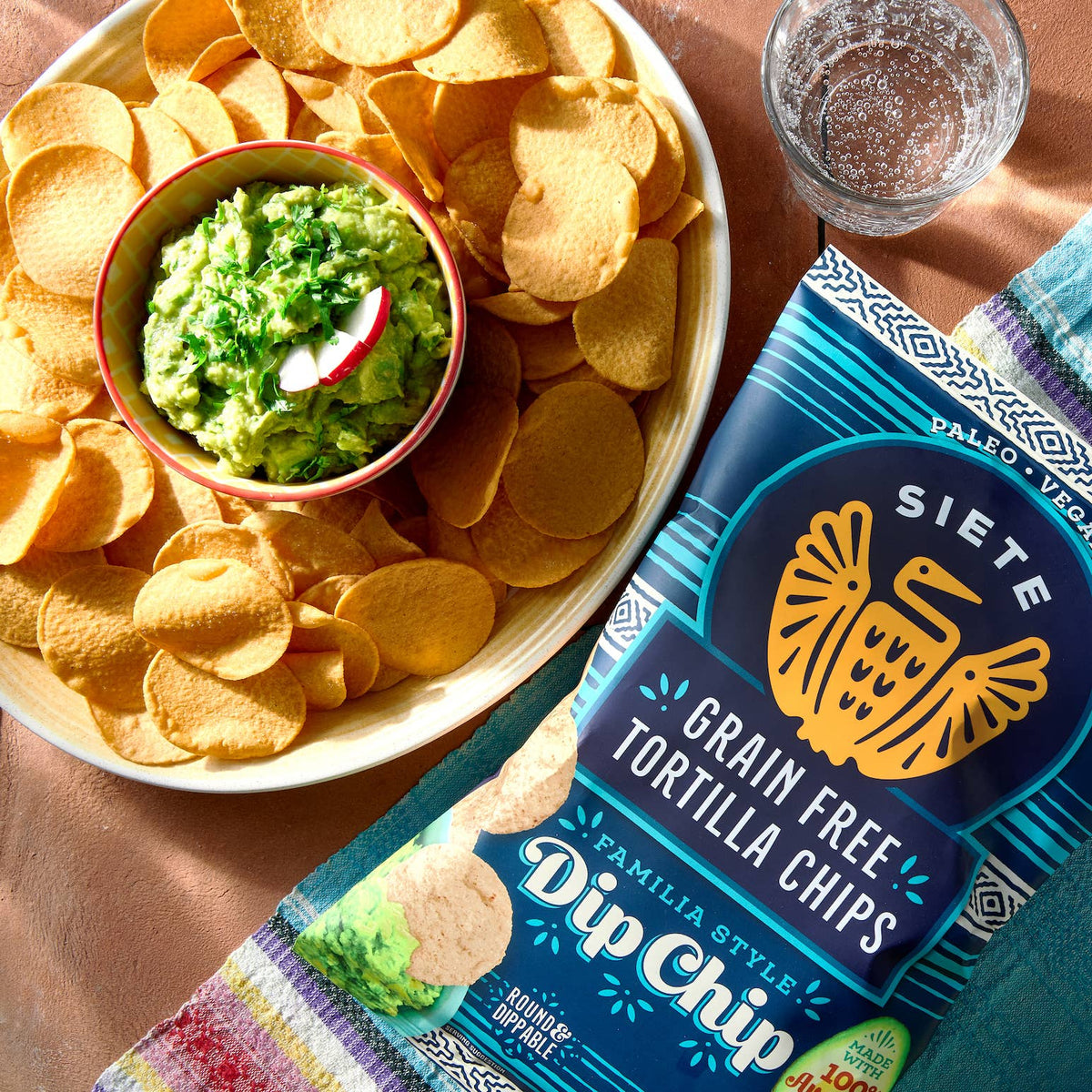 Tortilla Chip 5oz Mix Pack: 12 Sea Salt, 12 Dip Chip