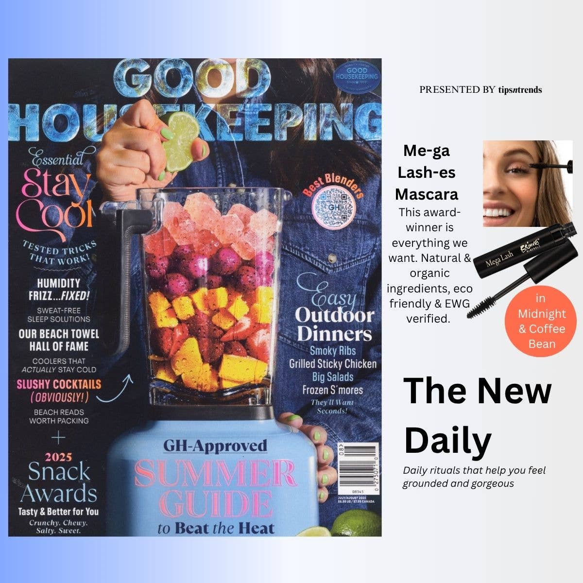 EWG VERIFIED Award Winning Mega Lash Mascara Vegan Friendly: Coffee Bean