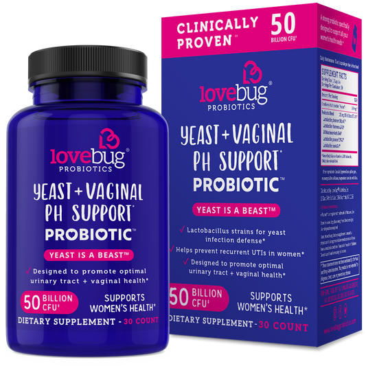 Yeast & Vaginal pH Support Probiotic Oral Supplement