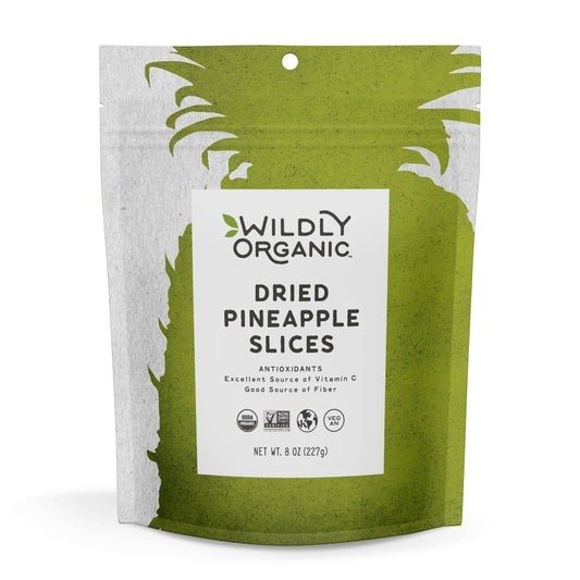 Organic Sliced Pineapple: 8 OZ