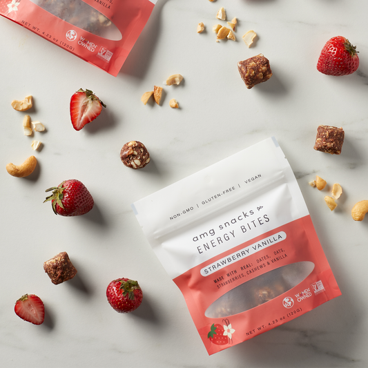 Strawberry Vanilla Energy Bite