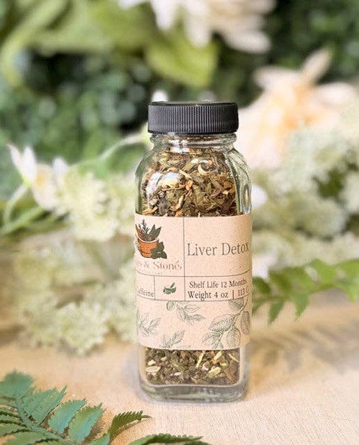 Liver Detox Blend: 8 oz Glass Jar