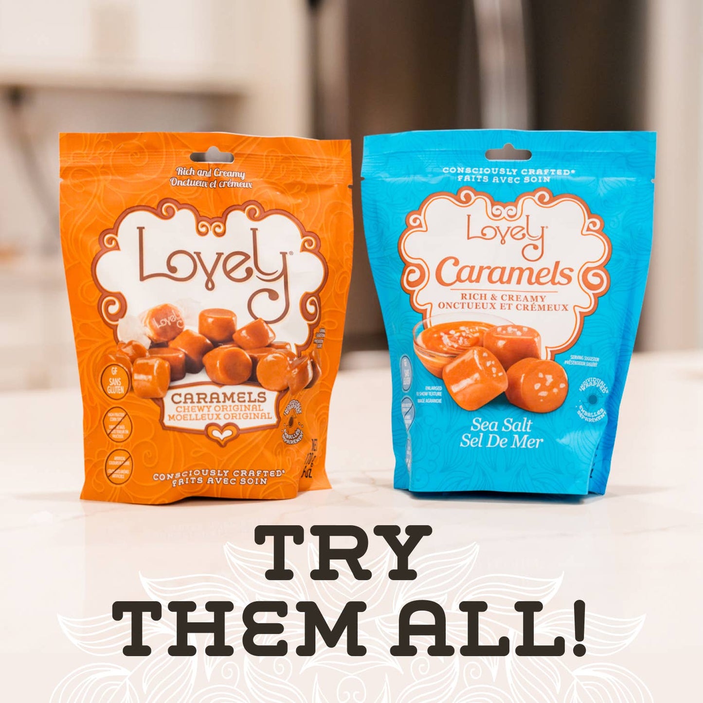 Sea Salt Caramel  Candy - Gluten Free, Non-GMO