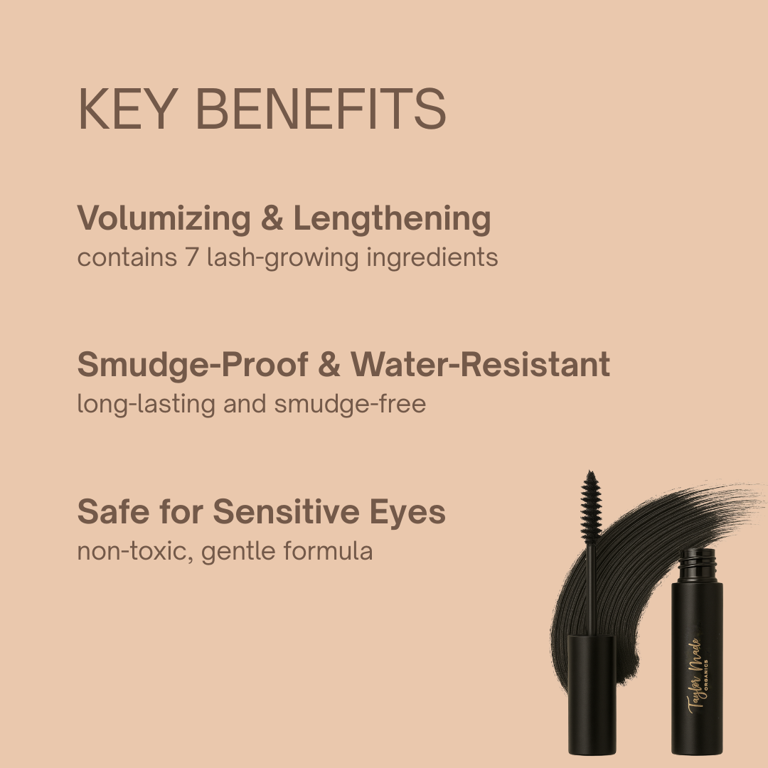 Mascara | Clean Beauty – Volumizing, Lengthening & Non-Toxic: Black