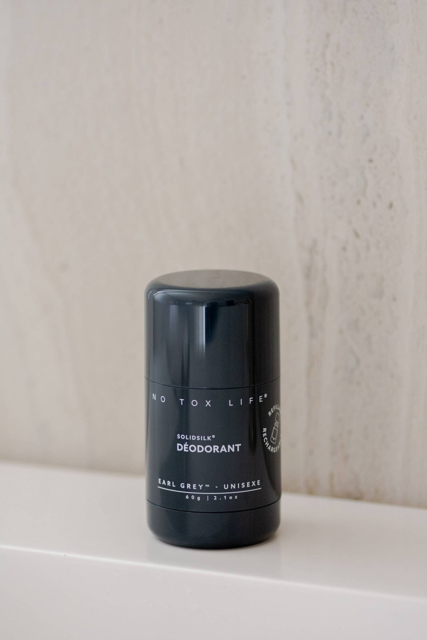 SOLIDSILK® Deodorant (Earl Grey) Refillable TUBE - No Tox Life